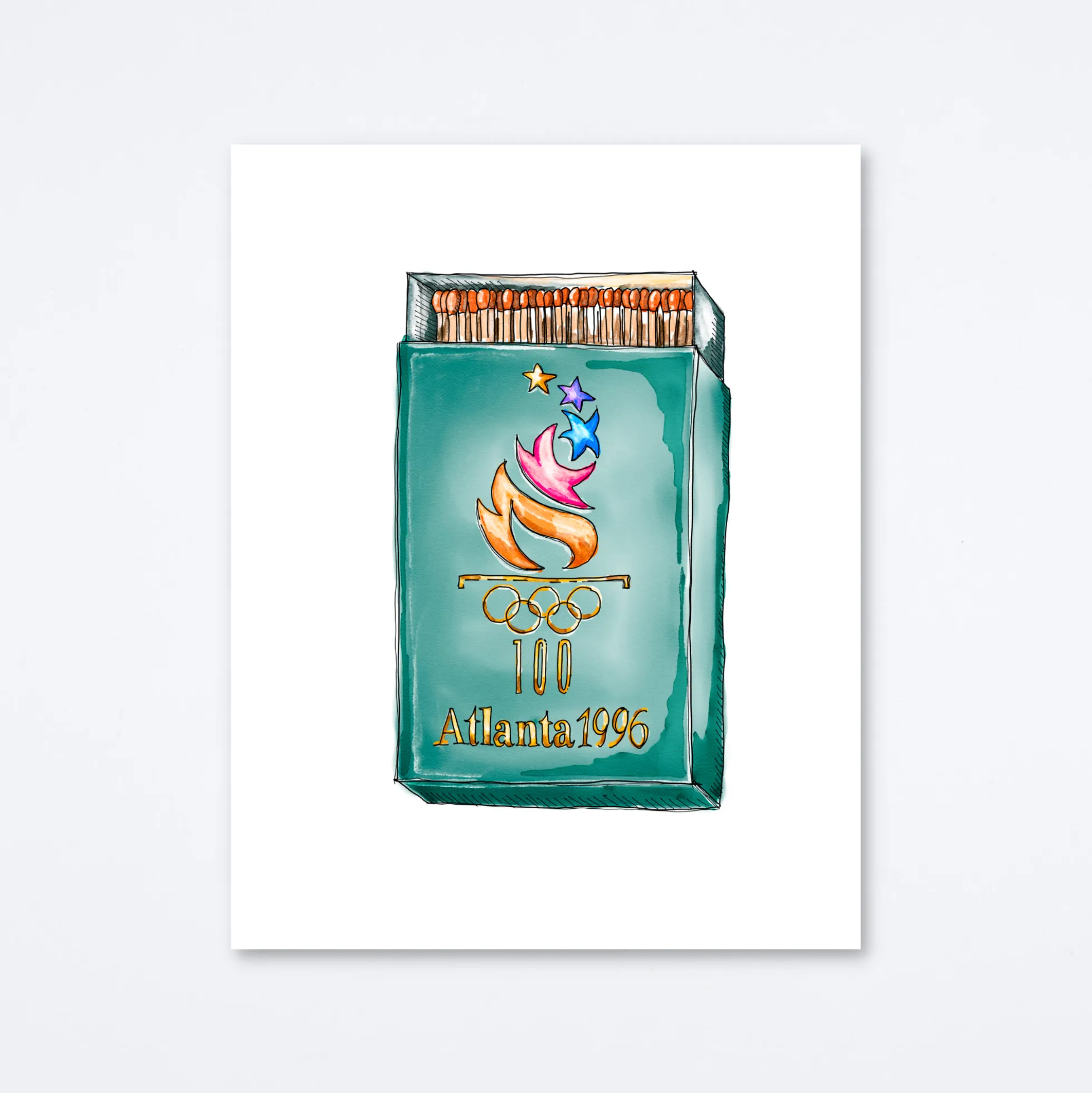 Atlanta Olympics Art Print