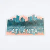 Atlanta Skyline Die Cut Postcard