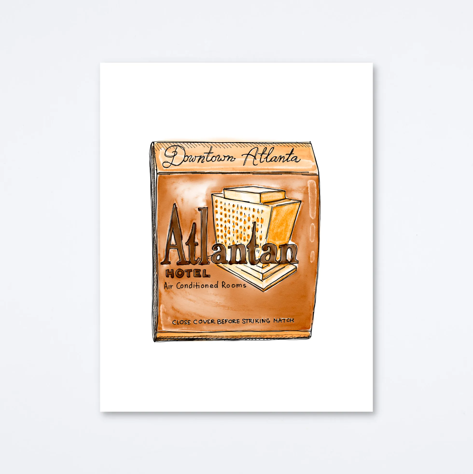Atlantan Hotel Art Print