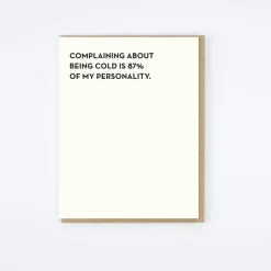 Being Cold Card