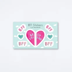 BFF Heart Sticker