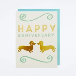 Dachshunds Anniversary Card