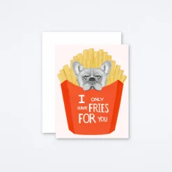 Frenchie Fries Card