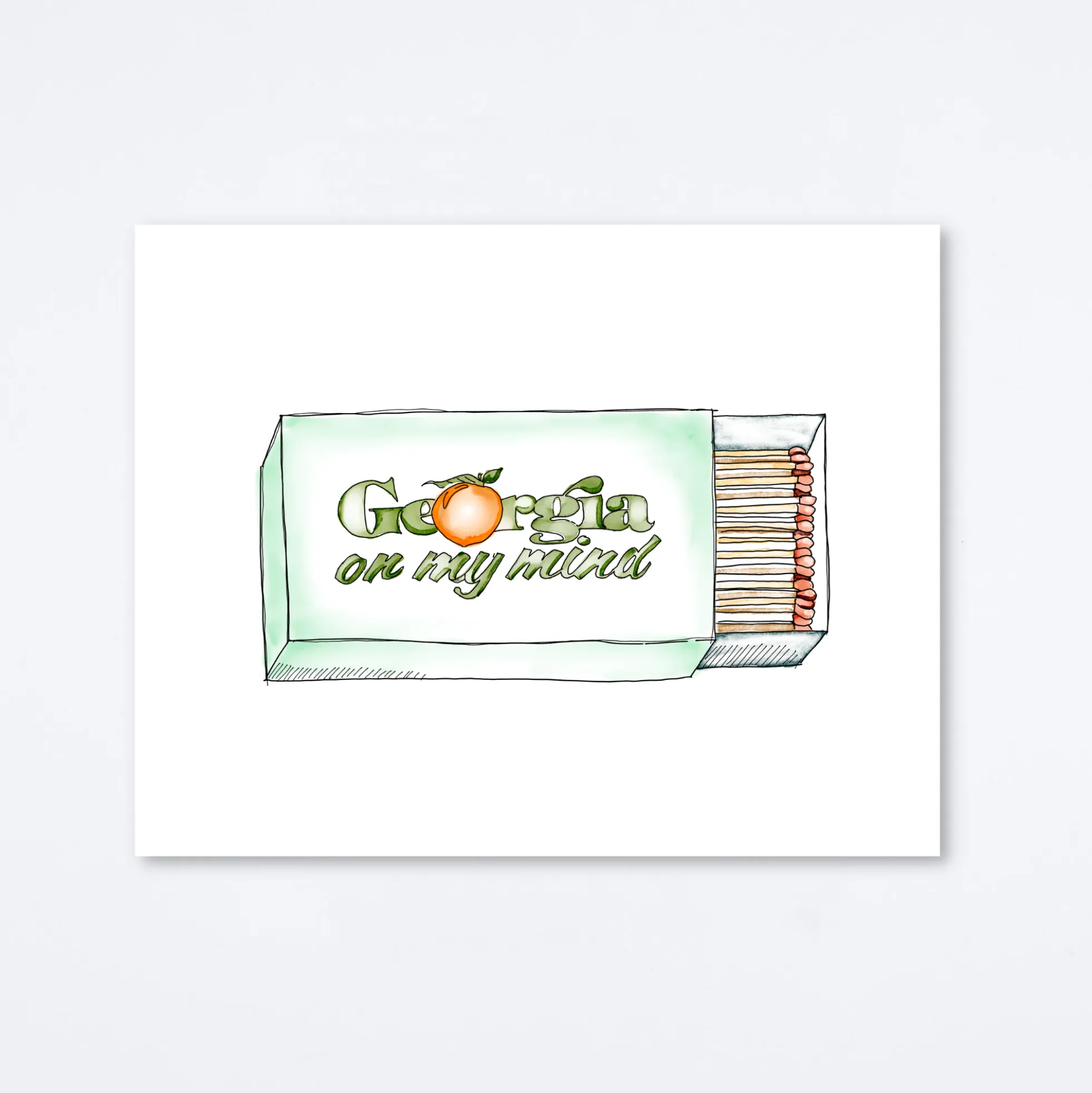 Georgia on My Mind Art Print
