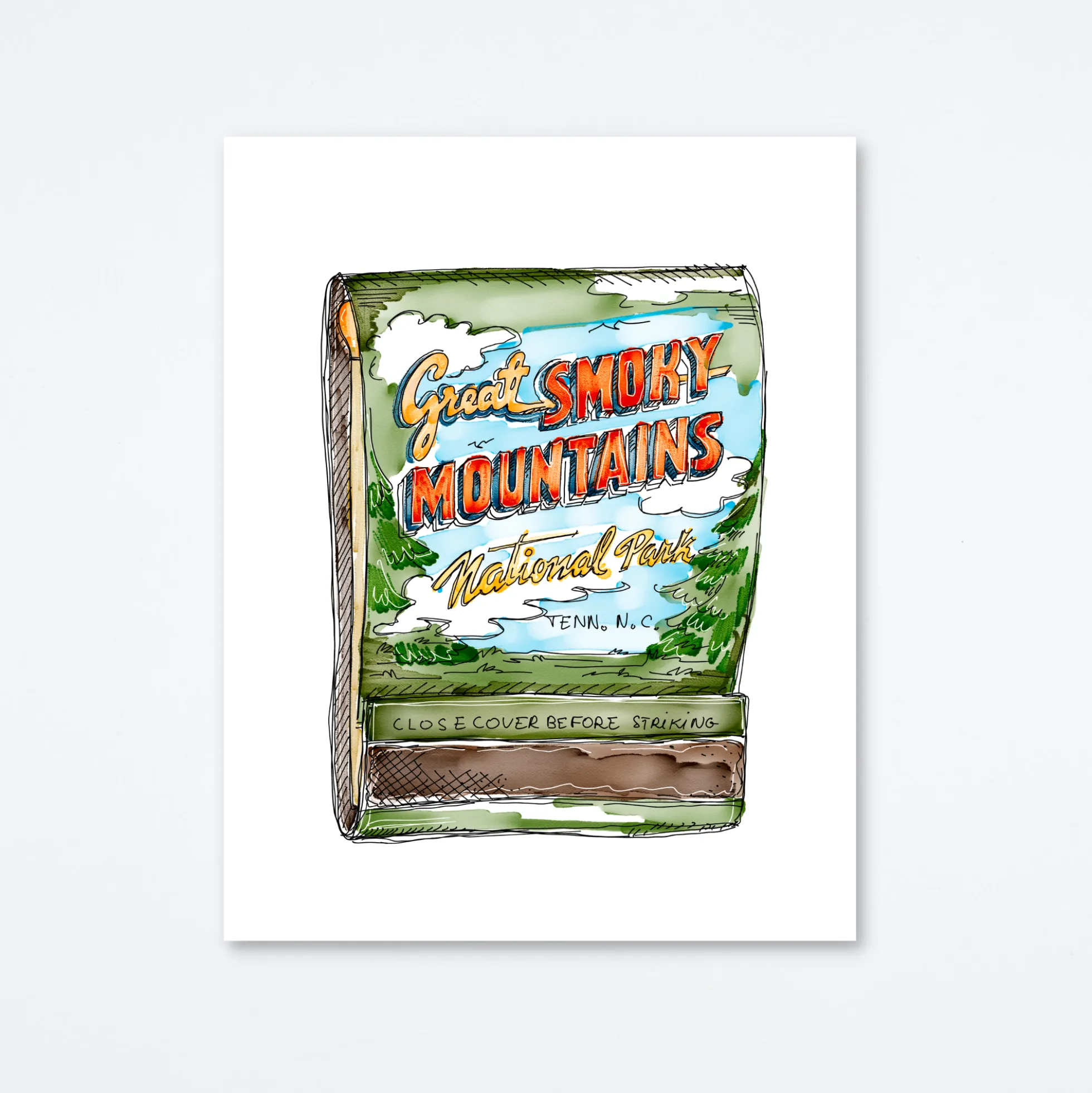 Great Smoky Mountains Art Print