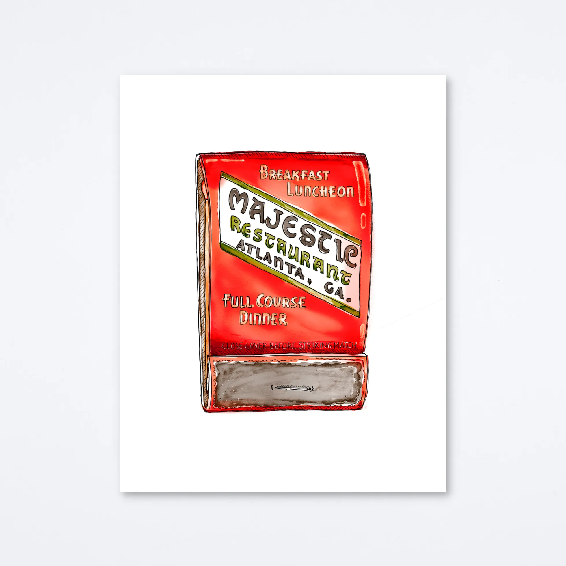 Majestic Diner Art Print
