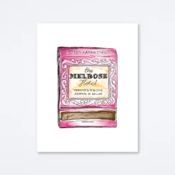Melrose Hotel Art Print