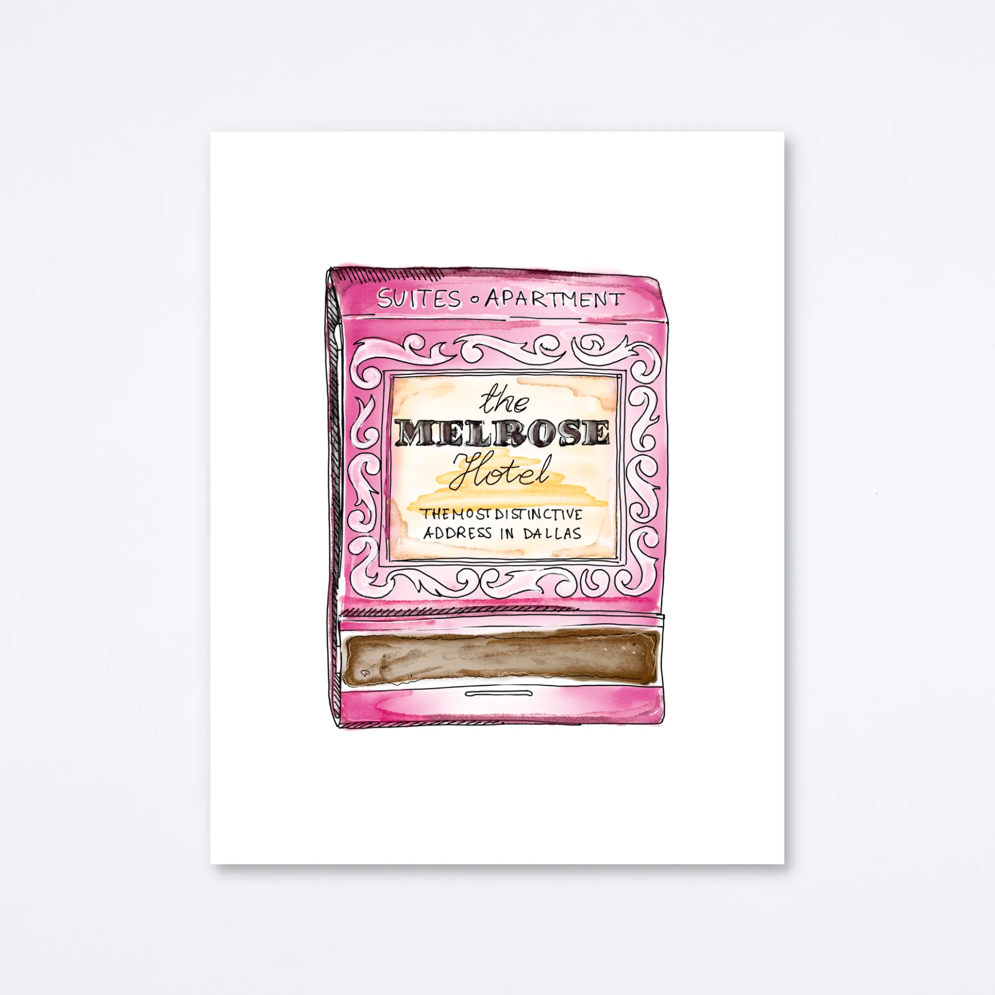 Melrose Hotel Art Print