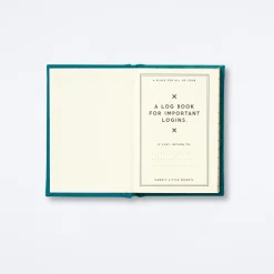 Not My Passwords Diary