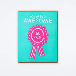 1st Prize Card
