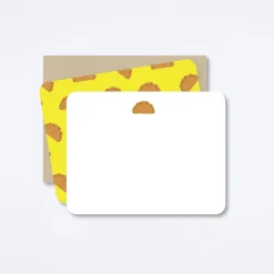 Tacos Flat Notecard Set