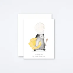 Tortellini In Love With You Card